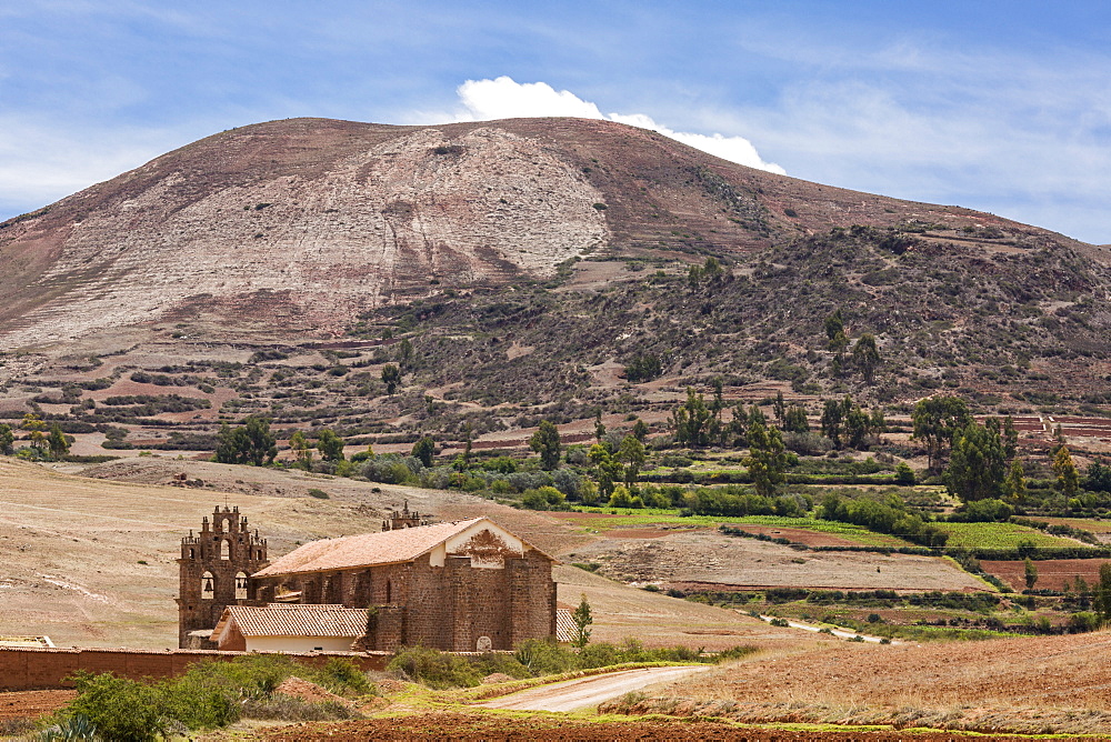 St. Francis Church, Near Maras In Sacred Valley, Cusco, Peru