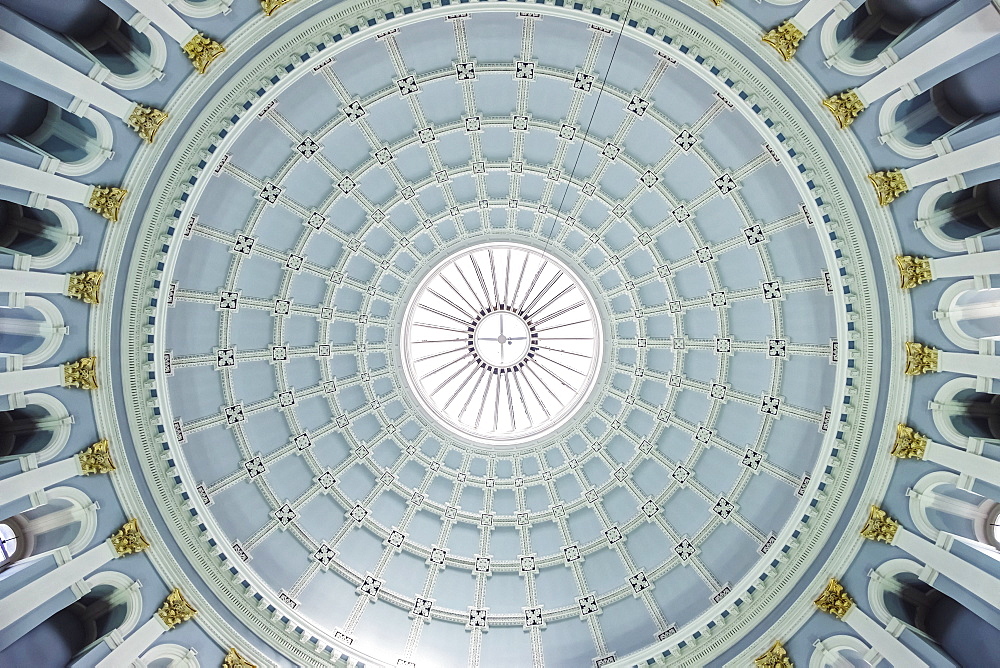 The Ceiling Of The Entrance Hall In The National Museum Of Ireland-Archaeology, Dublin, Ireland