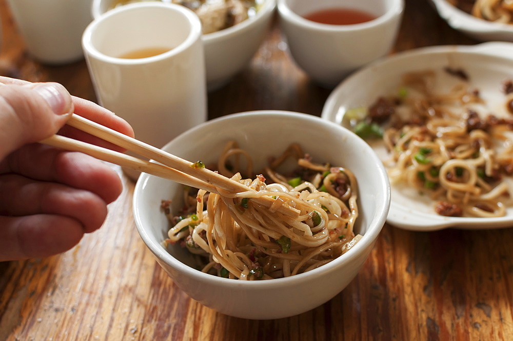 Spicy Noodles, A Famous Traditional Dish In The City, Chongqing, China