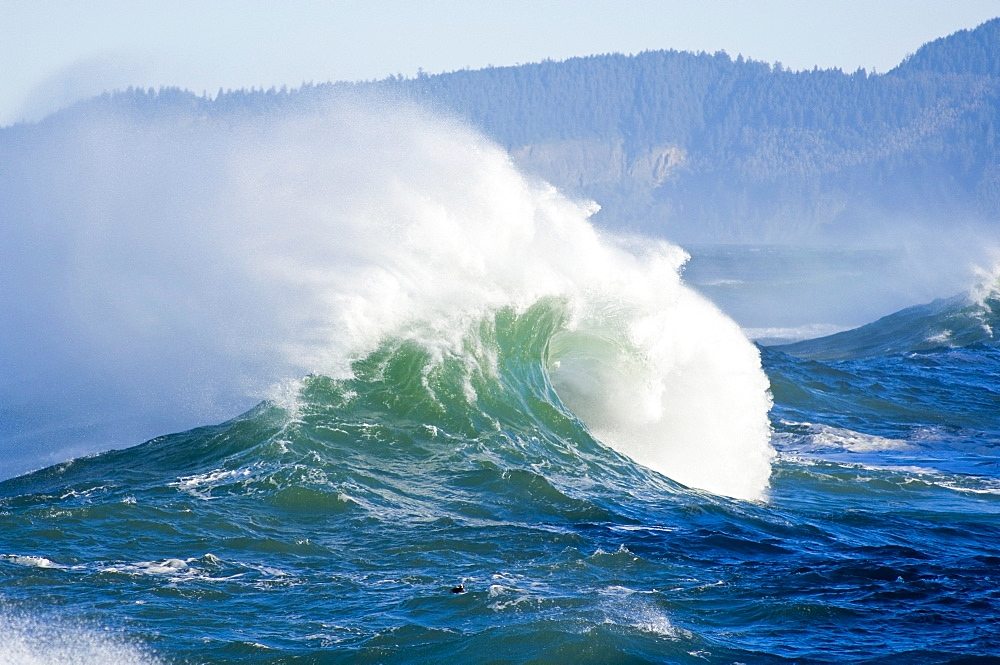 Moving Wave, Cape Kiwanda, Oregon, Usa