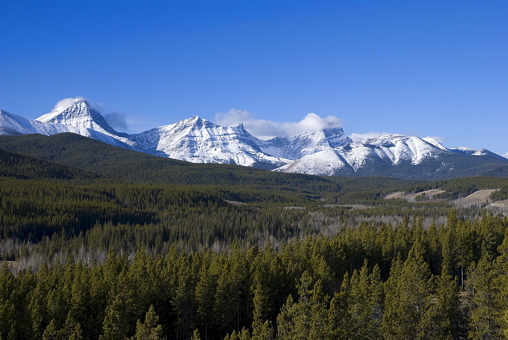 Kananaskis, Alberta, Canada; Mountain Range