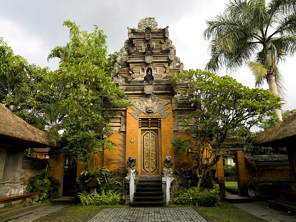 Ubud, Bali, Indonesia; Temple Entrance