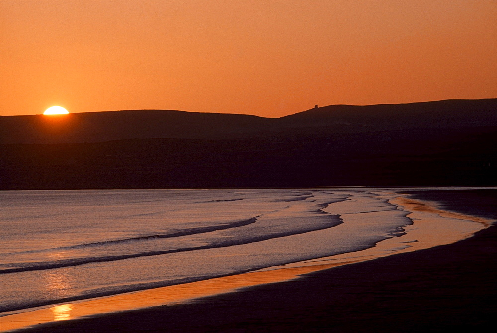 Seashore Sunset; Lahinch, County Clare, Ireland