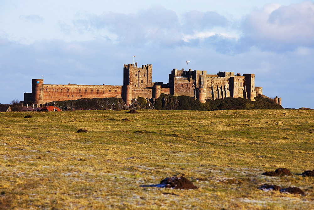 Bamburgh, Northumberland, England; A Castle
