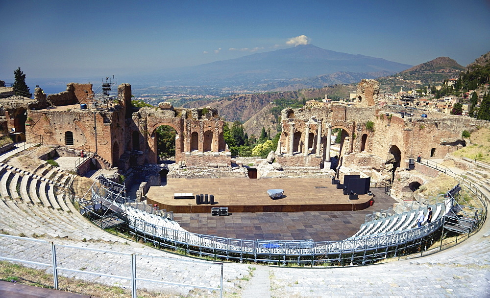 Greek Amphitheatre; Taormina, Sicily, Italy