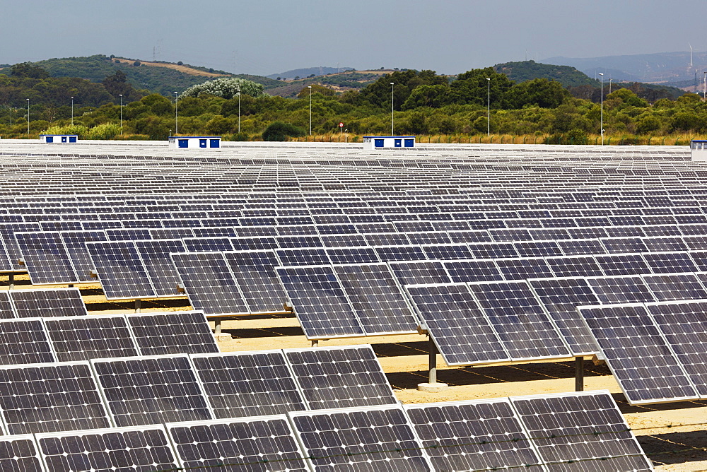 Solar Energy Centre Near Guadarranque; San Roque, Cadiz, Andalusia, Spain