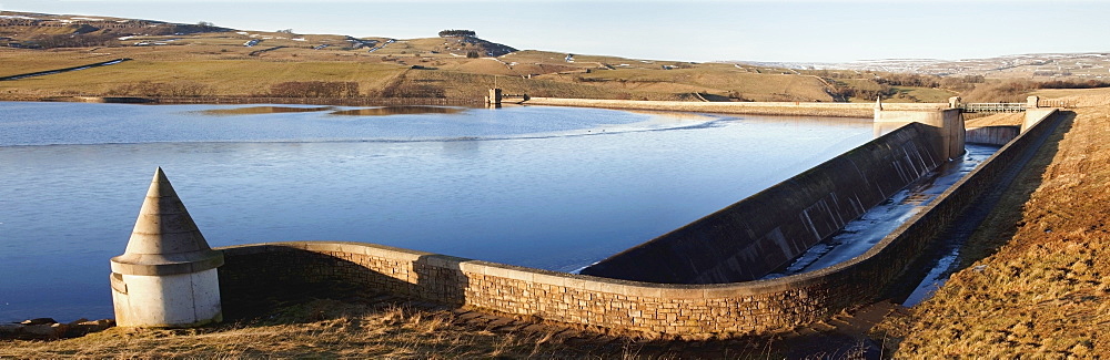 Grassholme Reservoir, County Durham, England; A Water Reservoir