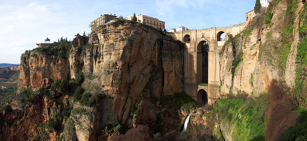 Ronda, Malaga, Andalusia, Spain; The Bridge Of Ronda