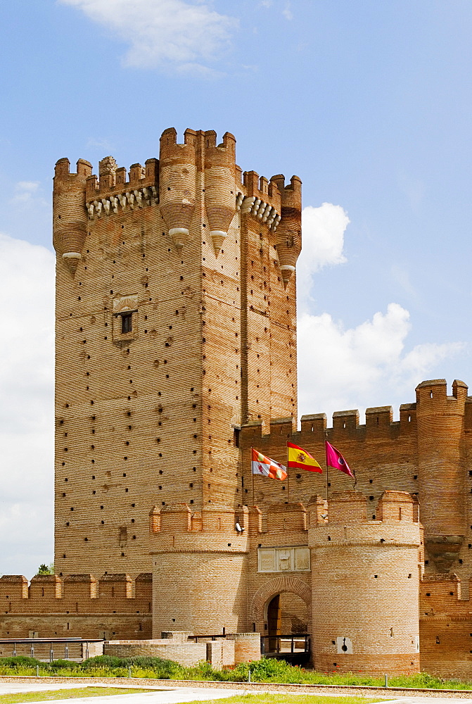 Castillo De La Mota, Medina Del Campo, Castilla Y Leon, Spain