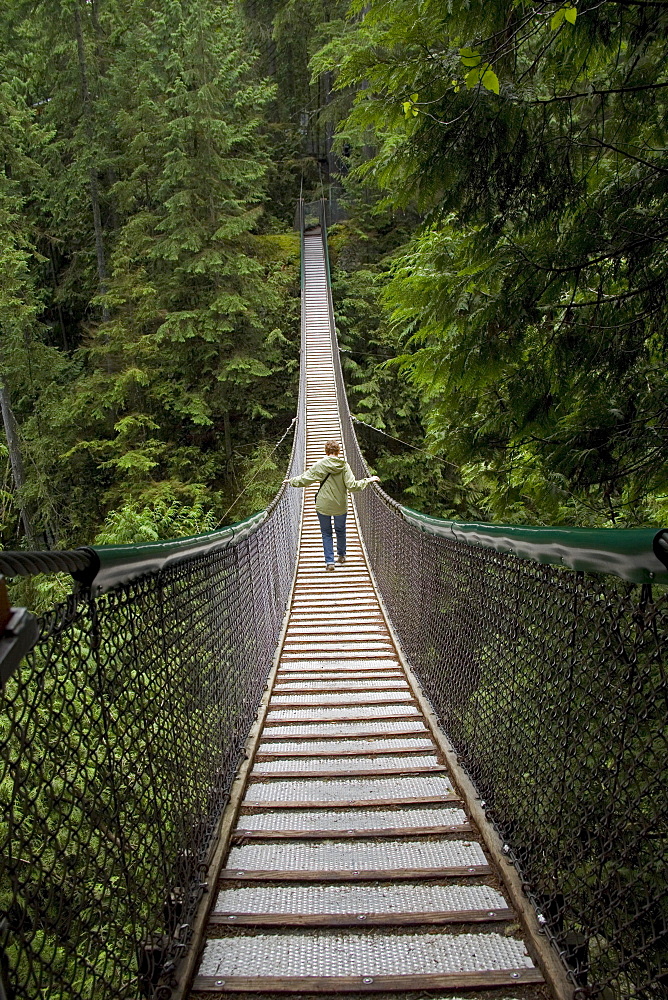 Lynn Canyon Suspension Bridge North Vancouver British Columbia Canada