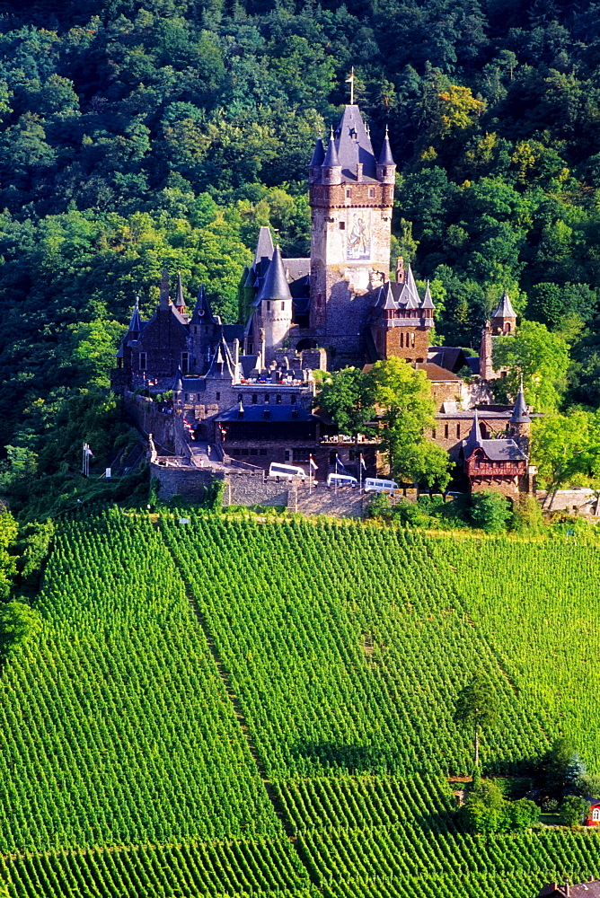 Cochem Castle, Cochem, Mosel River Valley, Germany