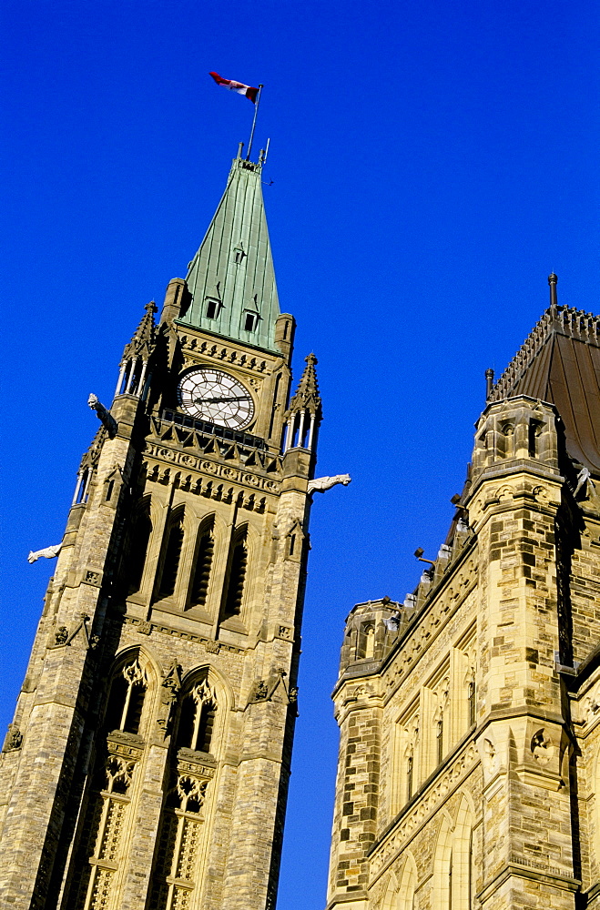 Peace Tower, The Centre Block, Parliament Hill, Ottawa, Ontario, Canada