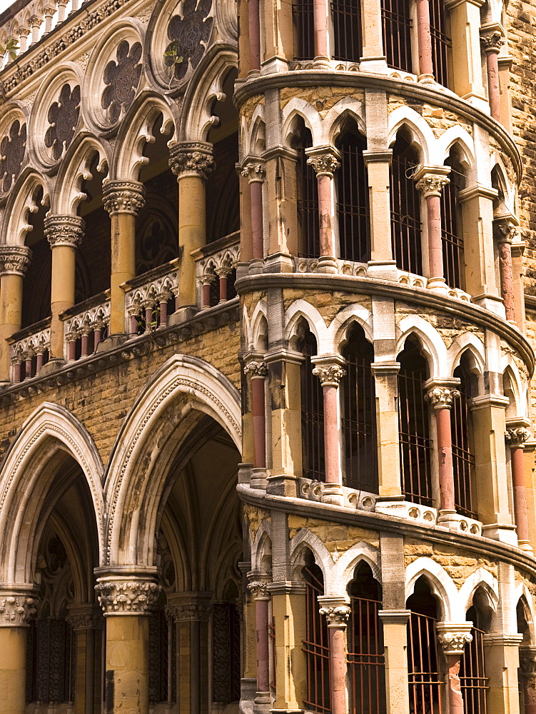 Close Up Of Building, Bombay, India