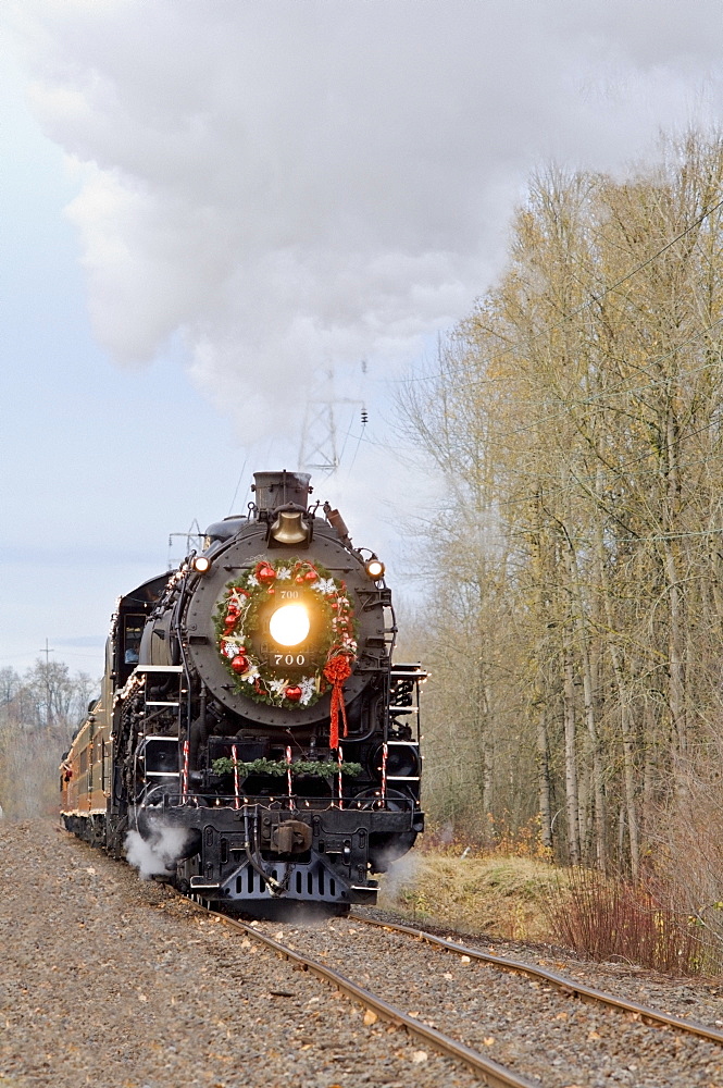 Steam Locomotive, Portland, Oregon, Usa