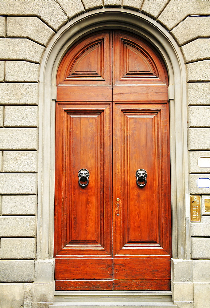 Florence, Italy, Heavy Wooden Doors