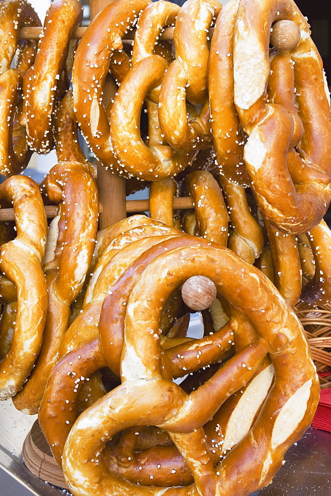 Pretzels On A Rack