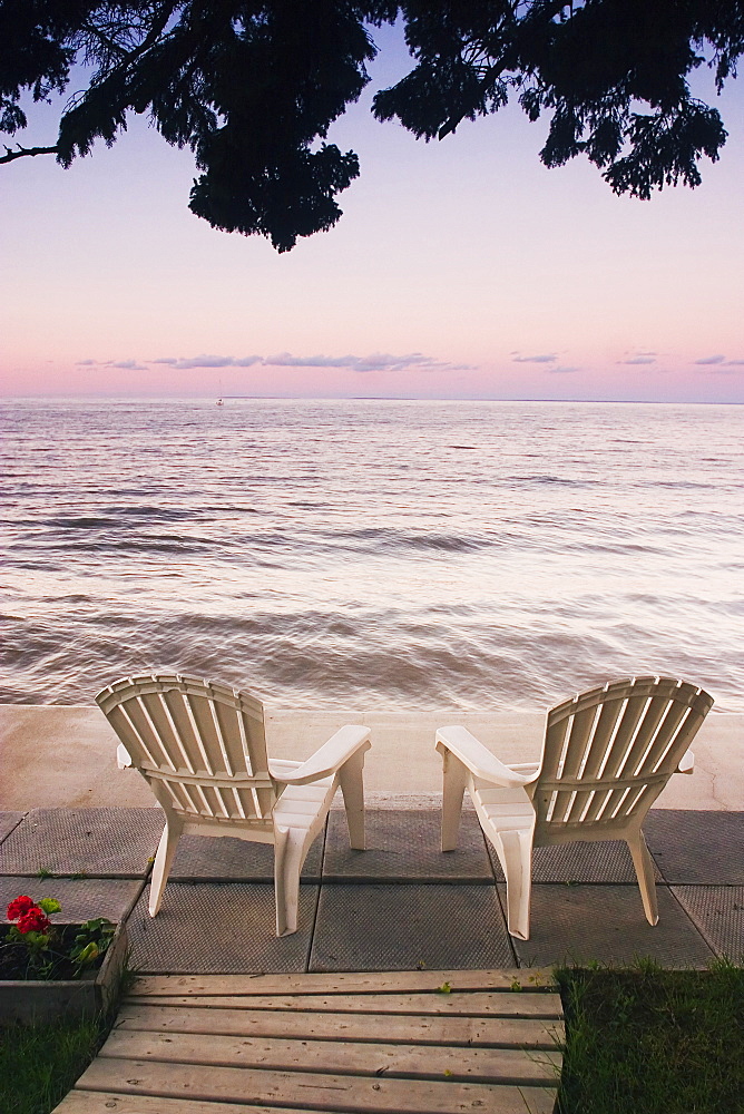 Cottage Chair At Lake Manitoba, Canada