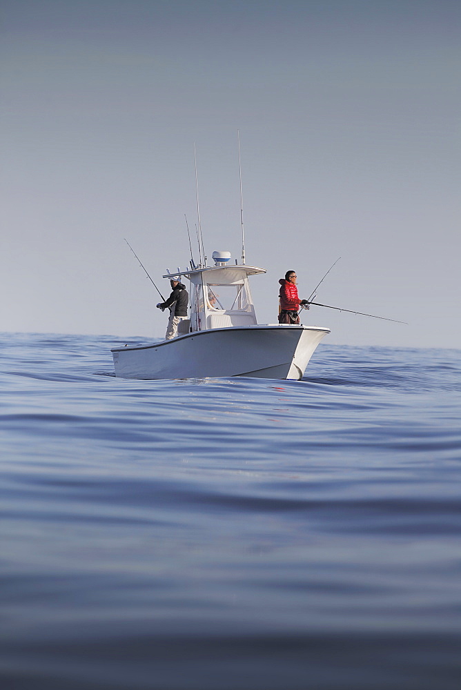 Fishing boat in cape cod bay, cape cod massachusetts united states of america