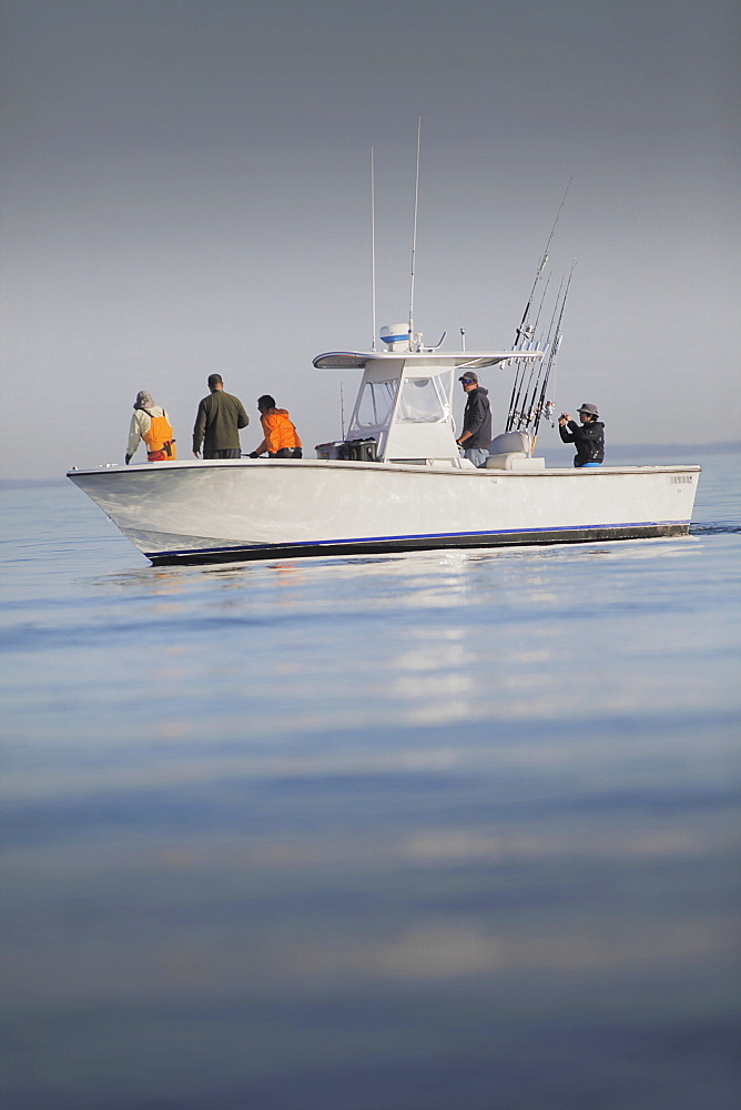 Fishing boat in cape cod bay, cape cod massachusetts united states of america