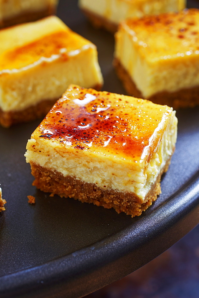 Creme Brulee Cheesecake Squares