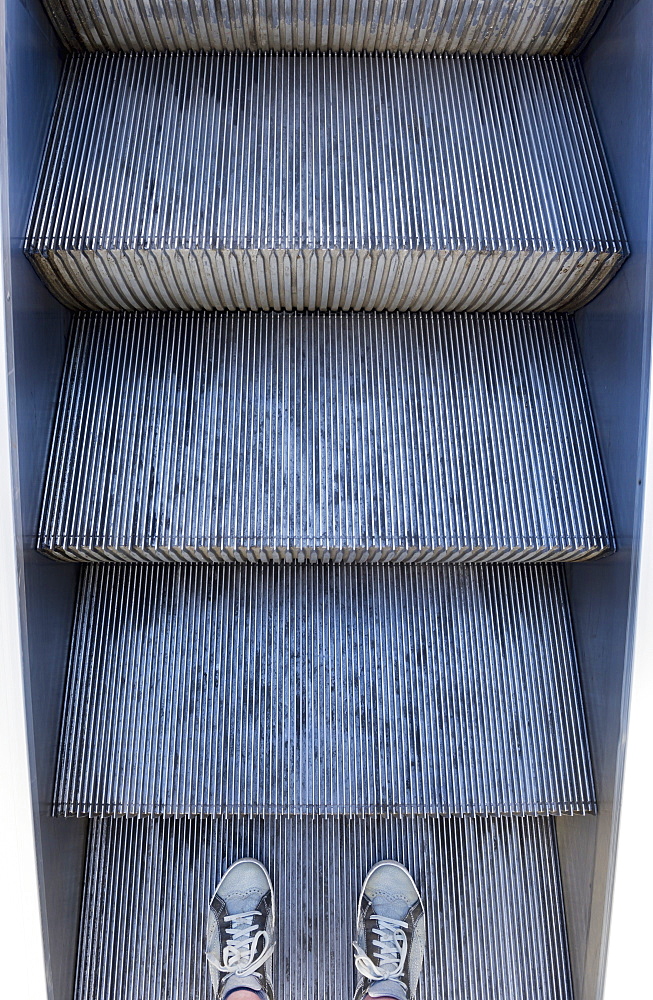 Feet On An Escalator, Locarno, Ticino, Switzerland