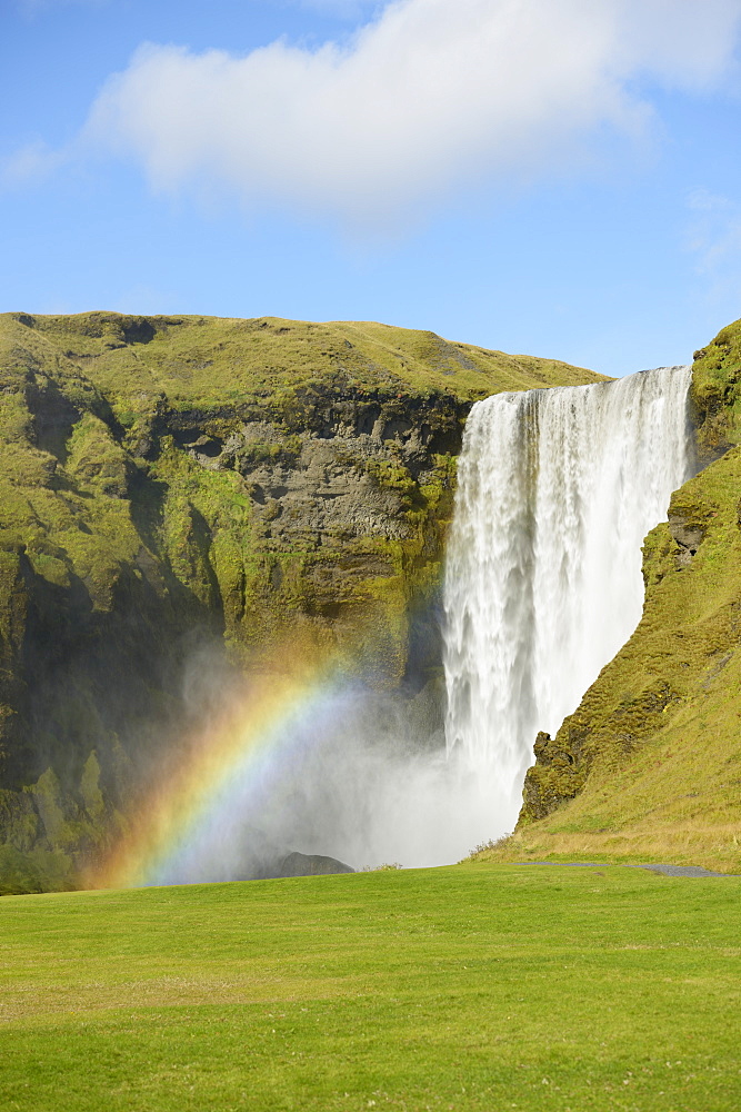 Skogafoss Waterfall, Skogar, Rangarping Eystra, Iceland