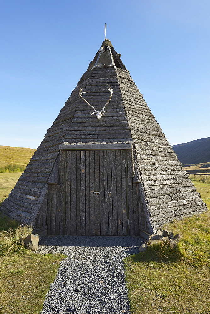 Wooden Monument Near Egilsstadir, Dedicated To Hakon Adalsteinsson, Nordur-Mulasysla, Iceland