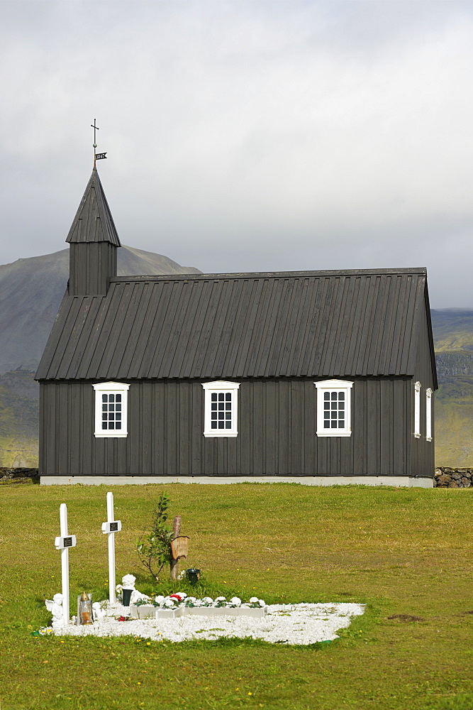 Budir Church, Stadarsveit, Snaefellsnes, Iceland