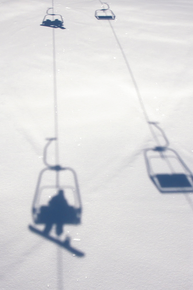 Chairlift At Lech Ski Resort, Austria