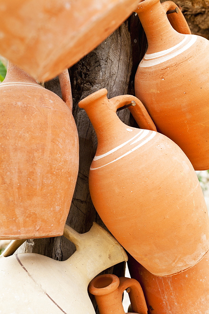 Clay Pots For Sale, Cappadocia, Turkey