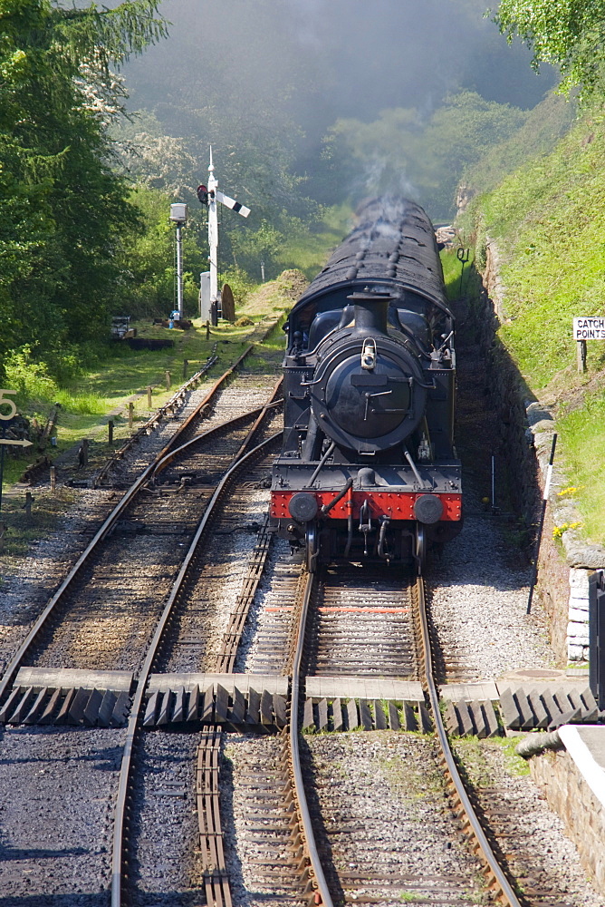 Train In Goathland, North Yorkshire, England