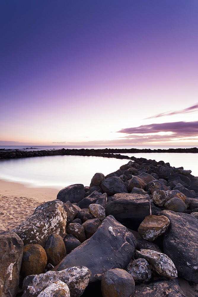 Sunrise From Lydgate Beach Park, Lydgate, Kauai, Hawaii, United States Of America