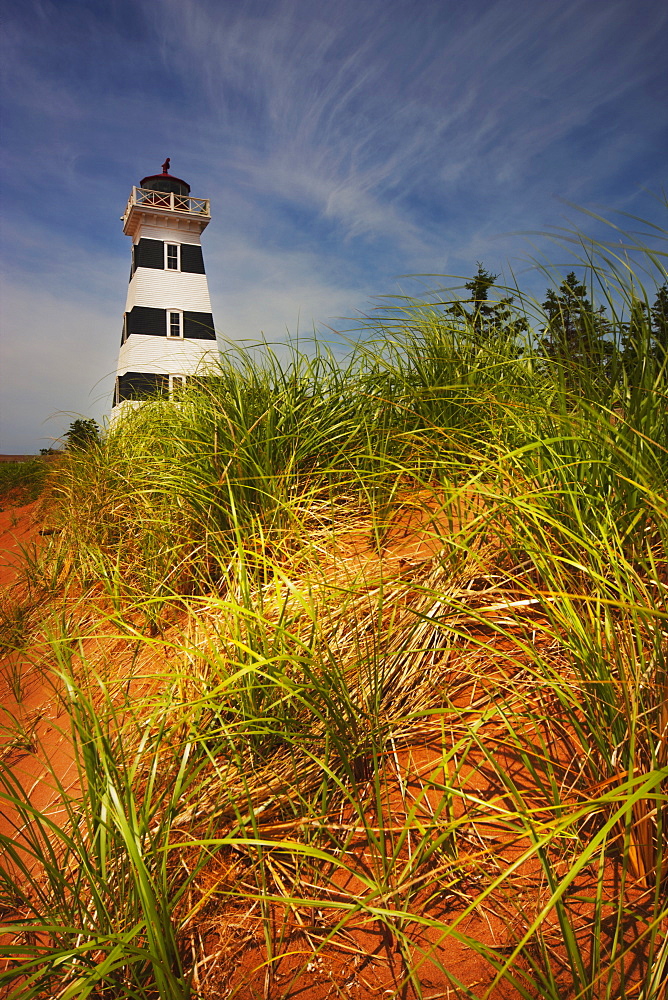 Lighthouse On A Beach, Prince Edward Island, Canada