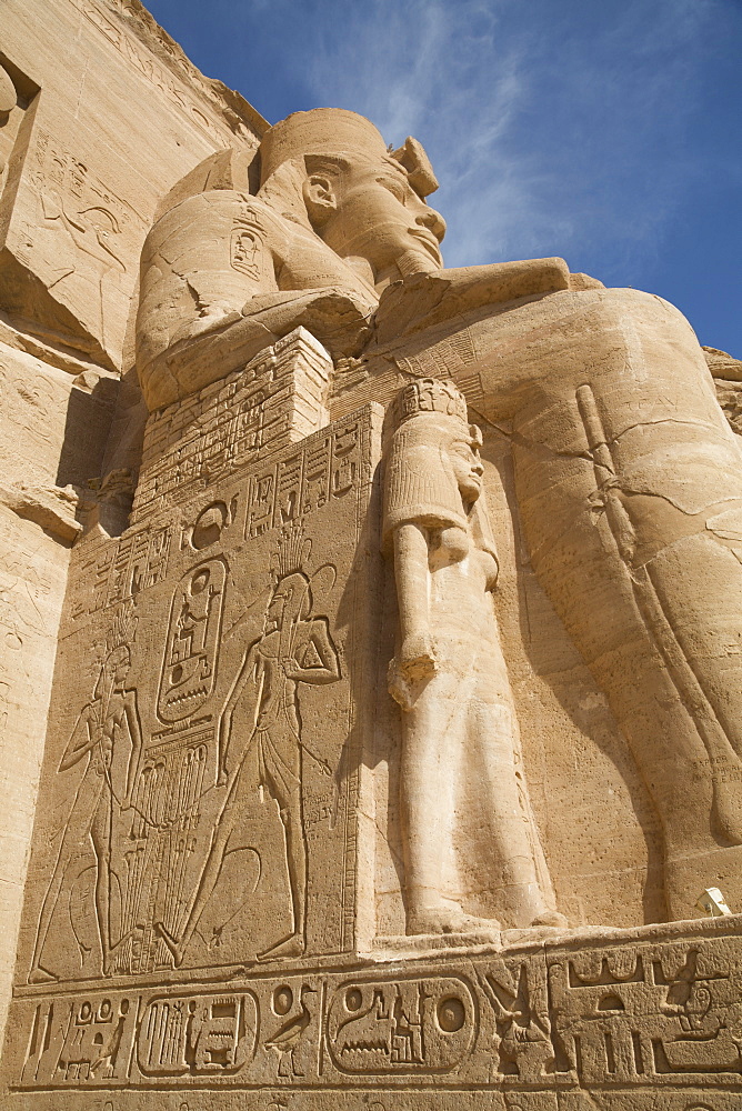 Colossus Of Ramses Ii (Top), Queen Nefertari (Bottom), Sun Temple, Abu Simbel Temples, Egypt