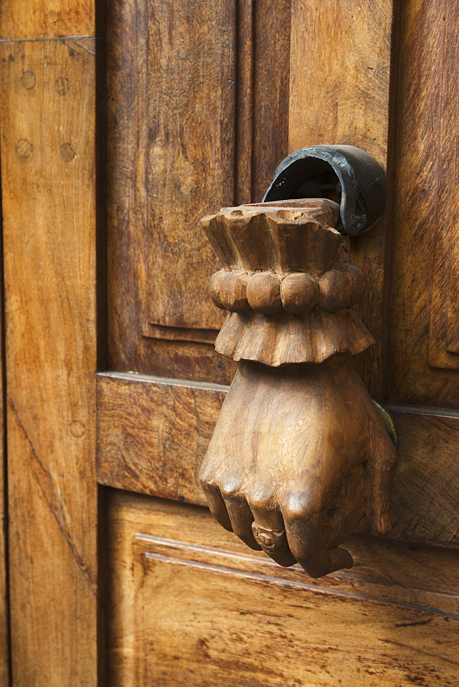 Door Handle Designed As A Hanging Human Hand, San Miguel De Allende, Guanajuato, Mexico