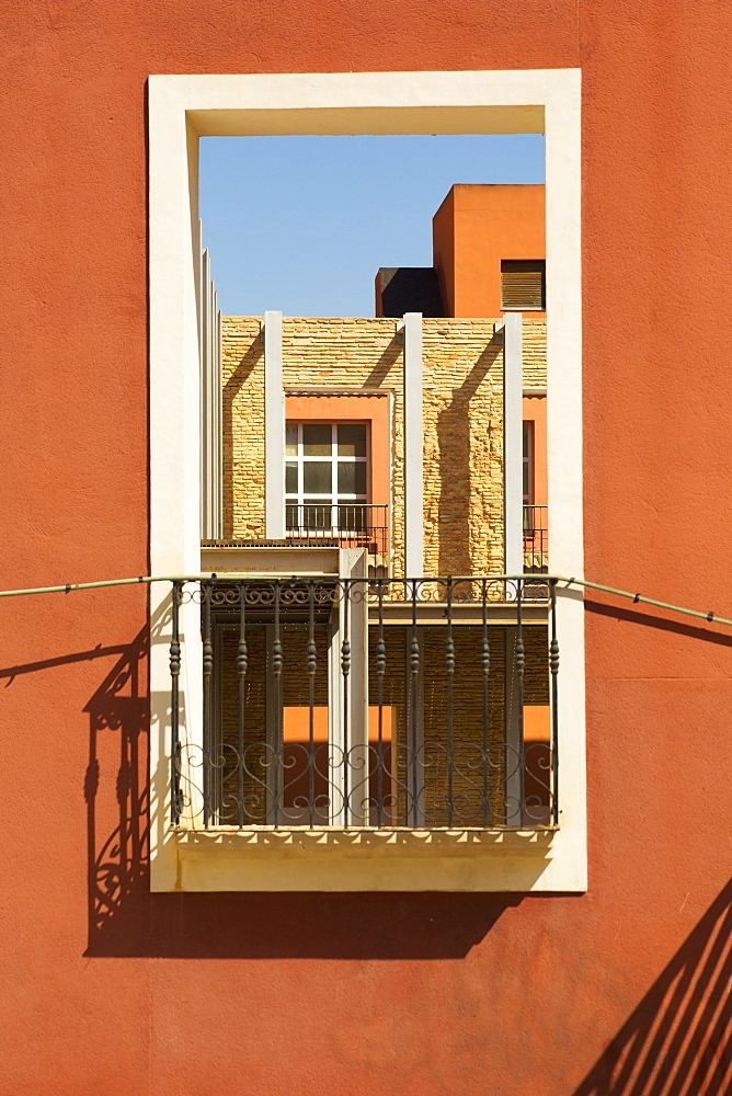 Window On An Orange Well, Cartagena, Murcia Province, Spain