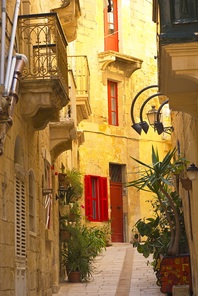 Colourful Doors And Shutters On Residential Buildings, Malta