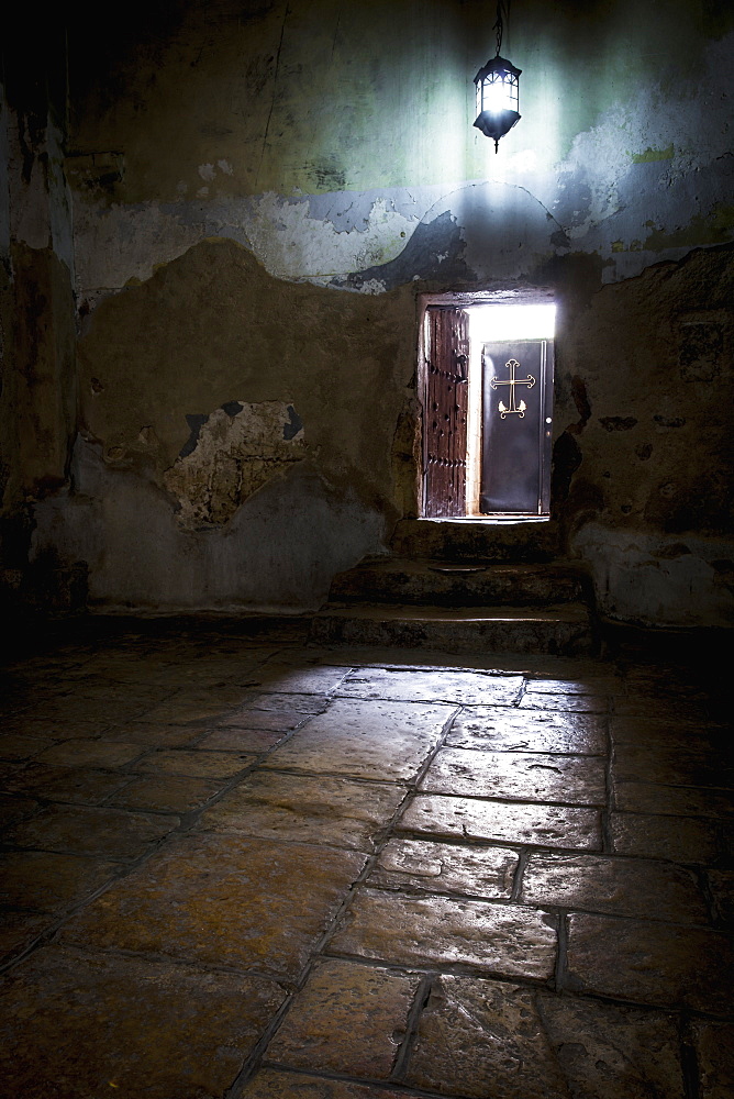 Entrance From The Church Of The Nativity To The Armenian Monastery That Is On The South Side Of The Church, Bethlehem, Israel