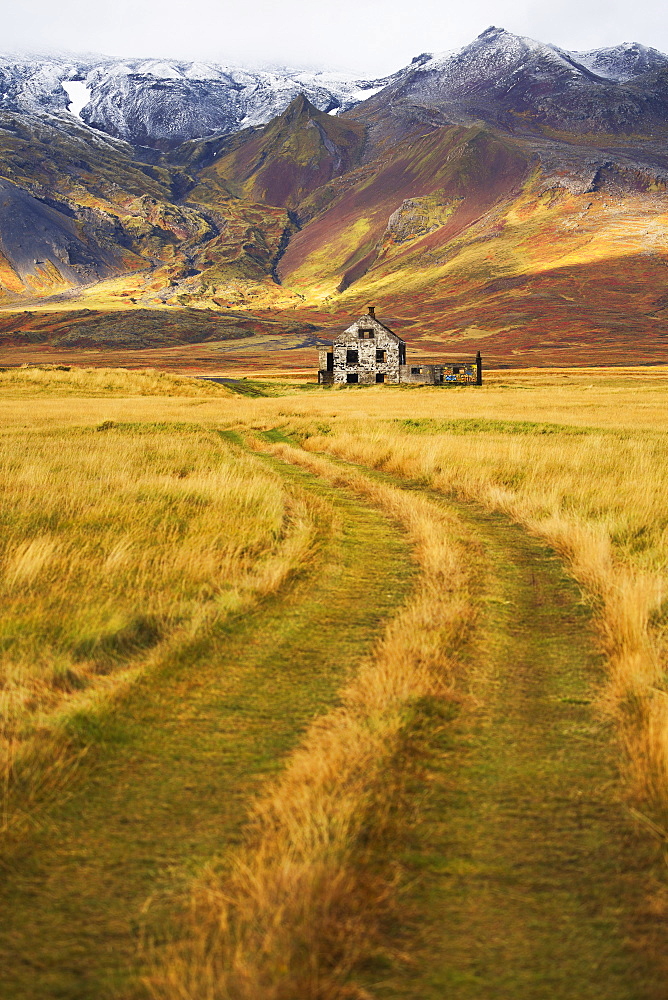 Abandoned House In Rural Iceland, Snaefellsness Peninsula, Iceland