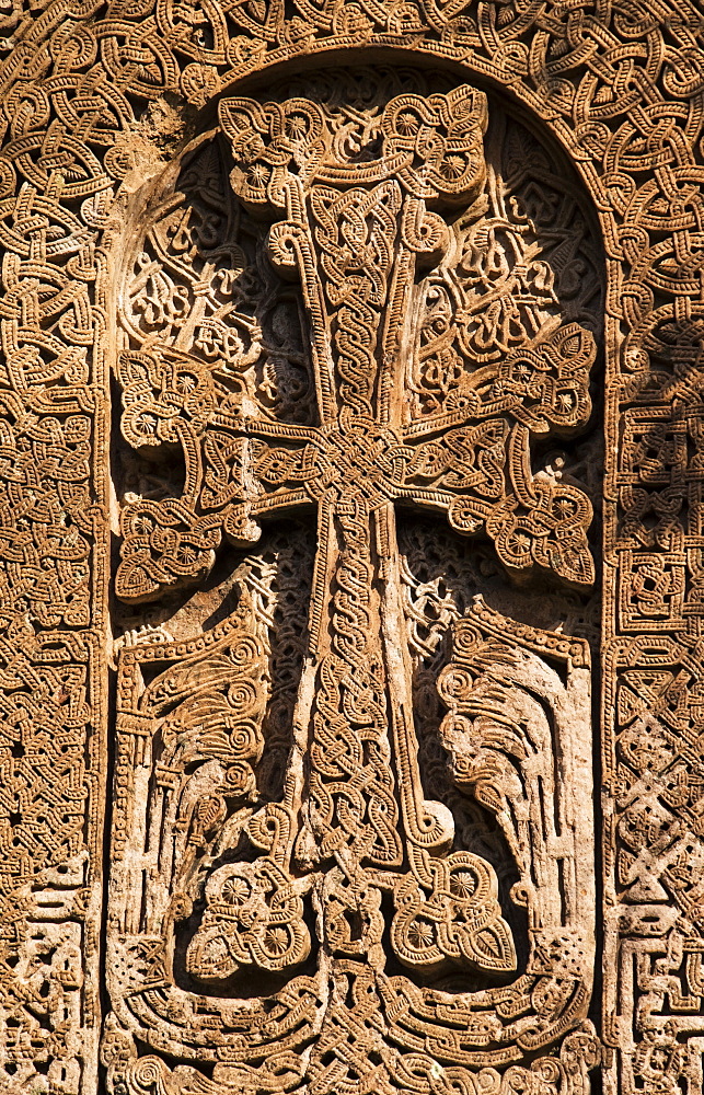 Khachkar, An Armenian Cross-Stone At Sanahin Monastery, Lori Province, Armenia