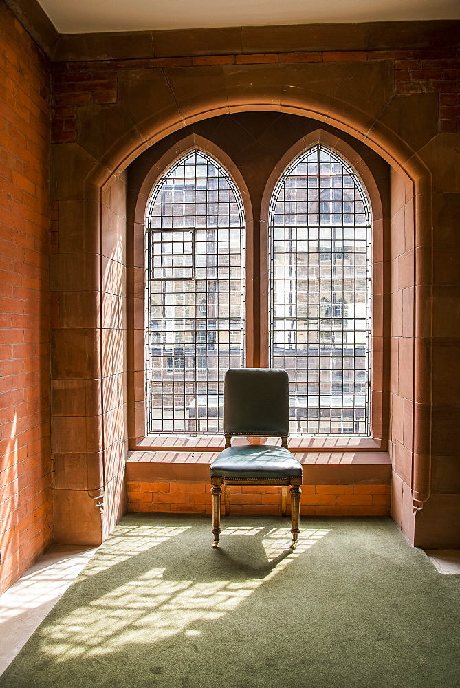 Sun Streams Through A Window At The Scottish National Portrait Gallery, Edinburgh, Scotland