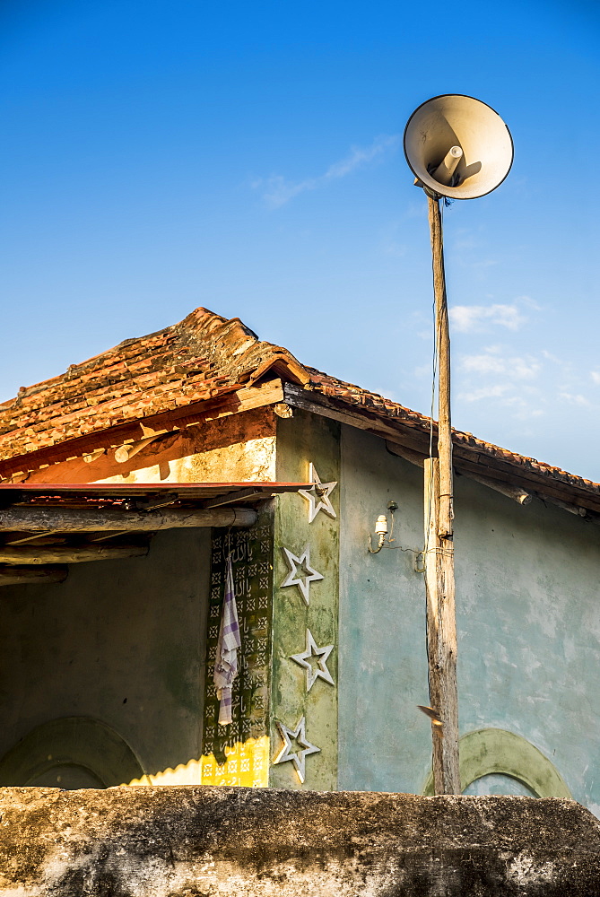 Loudspeaker Used For The Adhan Or Call To Prayer On Ibo Island, Quirimbas National Park, Cabo Delgado, Mozambique