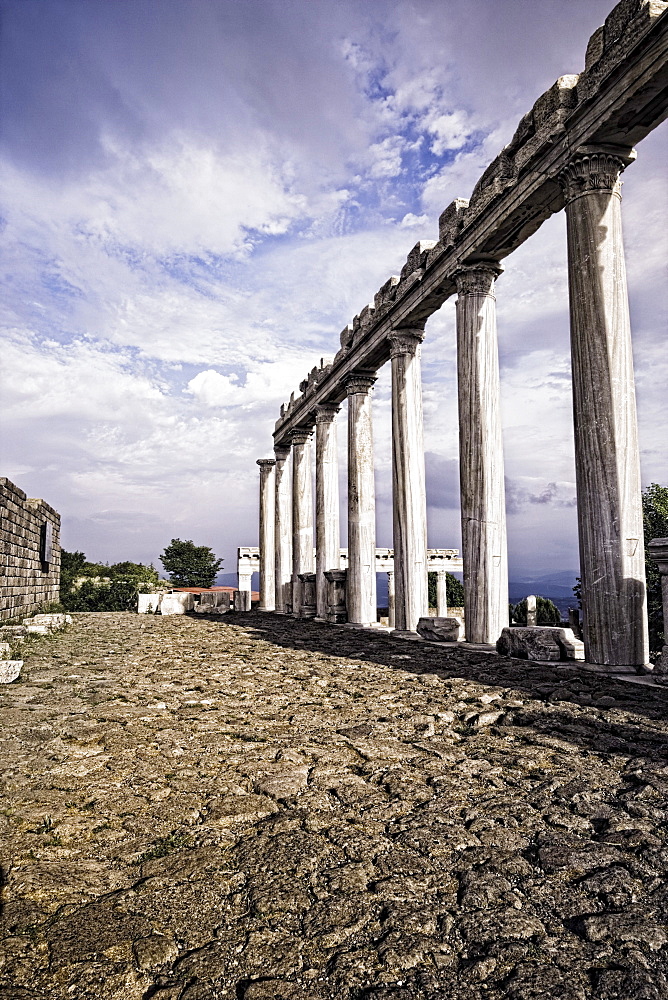 Pillars Of Ruins, Pergamum, Turkey