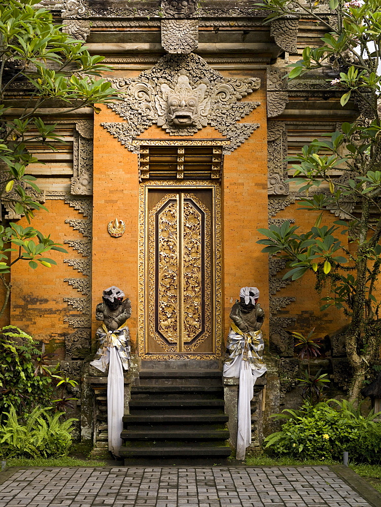 Ubud, Bali, Indonesia; Temple Entrance