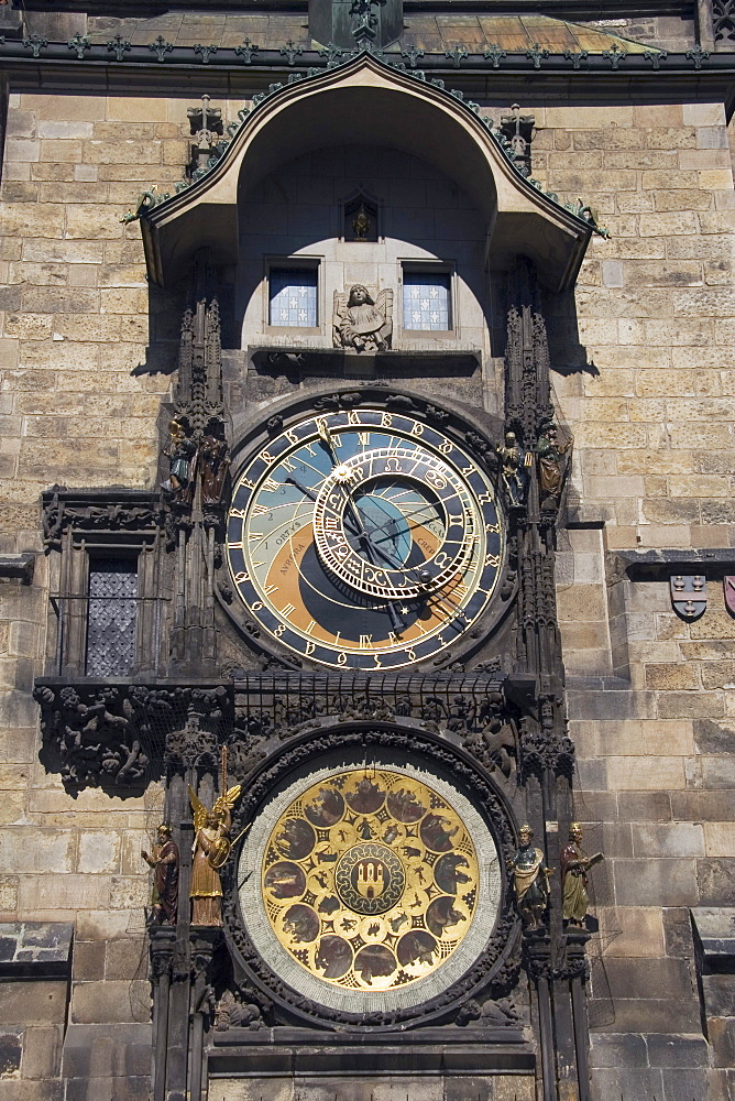 Prague Astronomical Clock, Old Town Square, Prague, Czech Republic