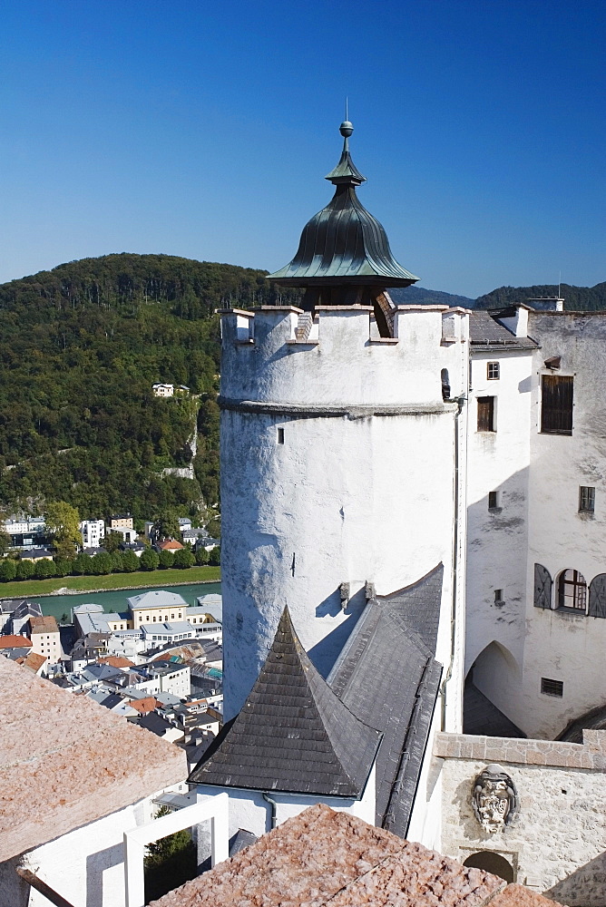 Fortress Turret, Salzburg, Salzburger Land, Austria