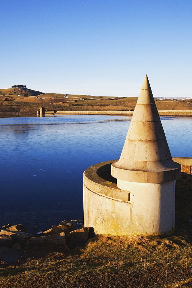 Grassholme Reservoir, County Durham, England; A Water Reservoir