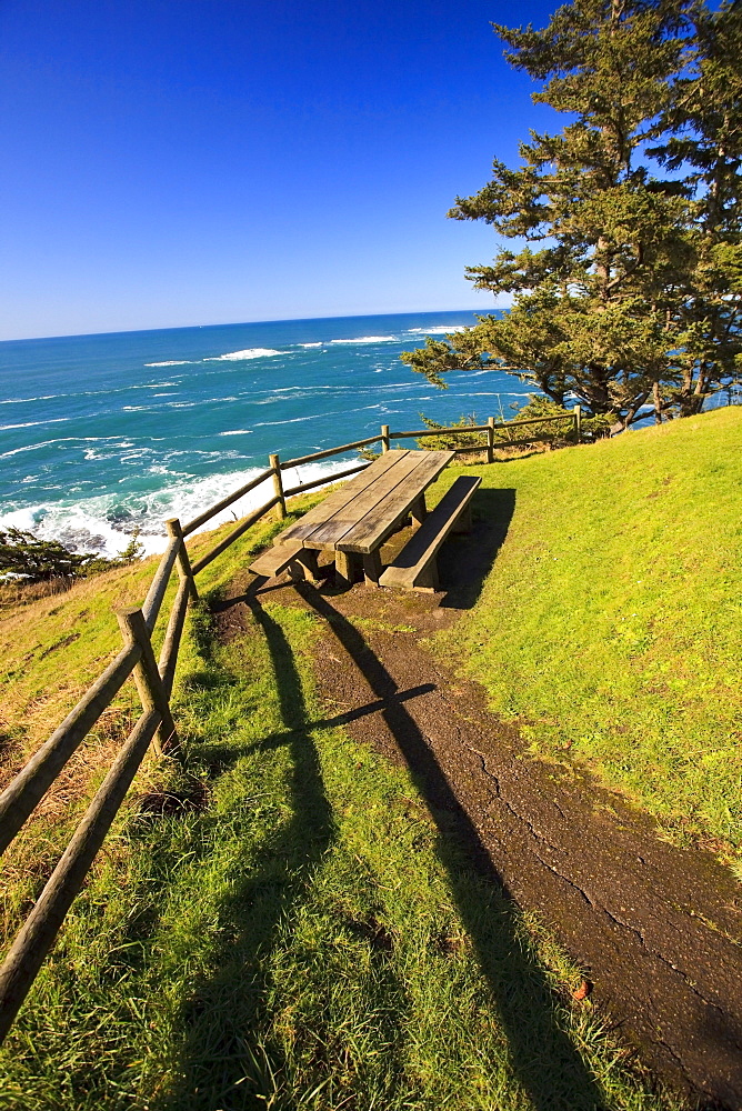 Oregon, United States Of America; Along The Coast Of The Pacific Ocean At Cape Arago State Park