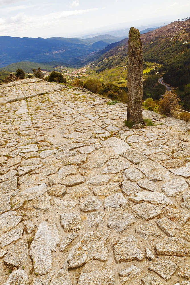 Roman Road At Puerto Del Pico, Near Mombeltran; Sierra De Gredos, Avila Province, Spain