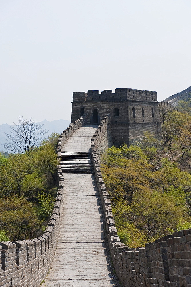 Great Wall Of China Outside Beijing At Mutianyu; Beijing, China